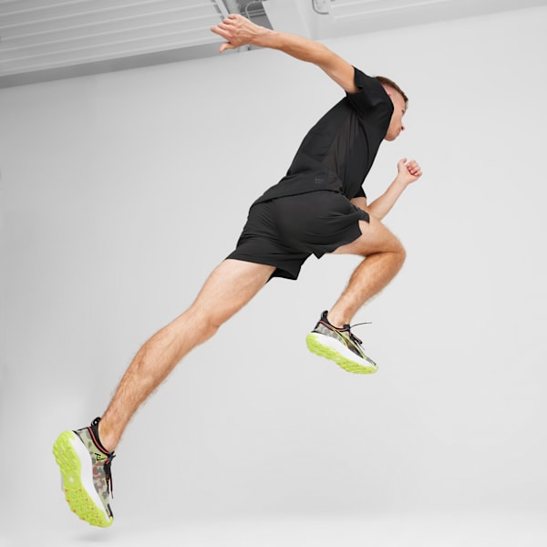 SEASONS Men's Moisture-Wicking Running 5" Shorts, PUMA Black, extralarge-IND
